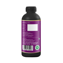 Load image into Gallery viewer, Herbal Planet Karela Jamun Juice 500 ml – back label with net volume