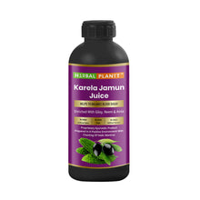 Load image into Gallery viewer, Herbal Planet Karela Jamun Juice 500 ml – Ayurvedic juice by Gurukul Ayurved Pharmacy