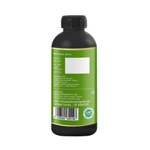 Load image into Gallery viewer, Herbal Planet Wheat Grass & Giloy Stem Juice 500 ml – back label with net volume