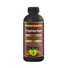 Load image into Gallery viewer, Herbal Planet Triphla Ras 500 ml – Ayurvedic juice by Gurukul Ayurved Pharmacy
